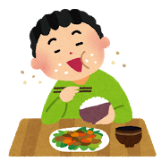 イラスト：食べ残し