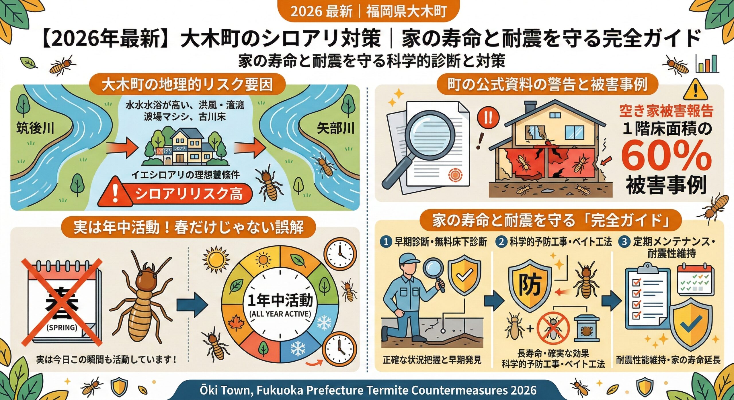 福岡県大木町のシロアリ対策家の寿命と耐震を守る完全ガイド
