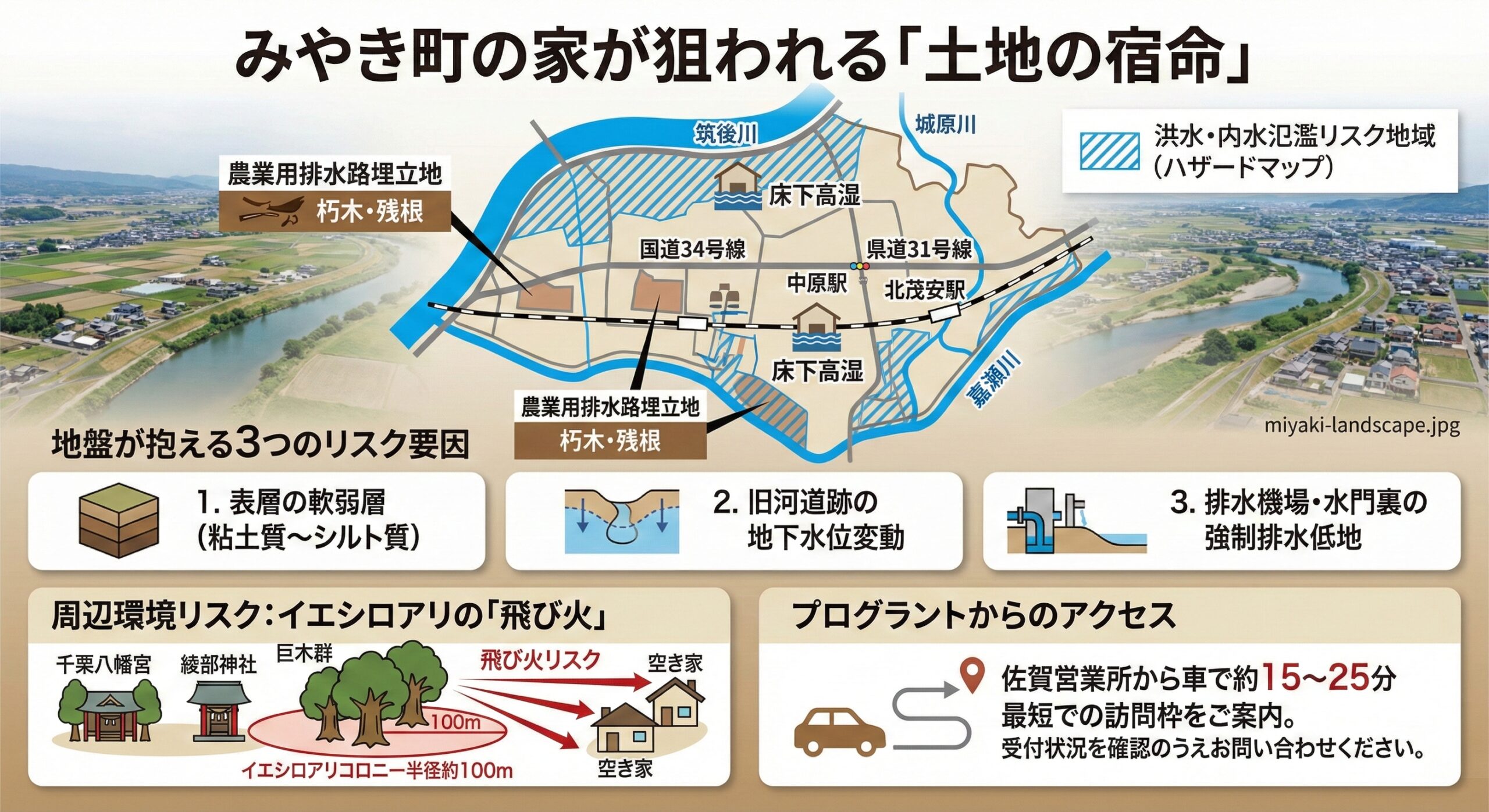 みやき町の家が狙われる土地の宿命