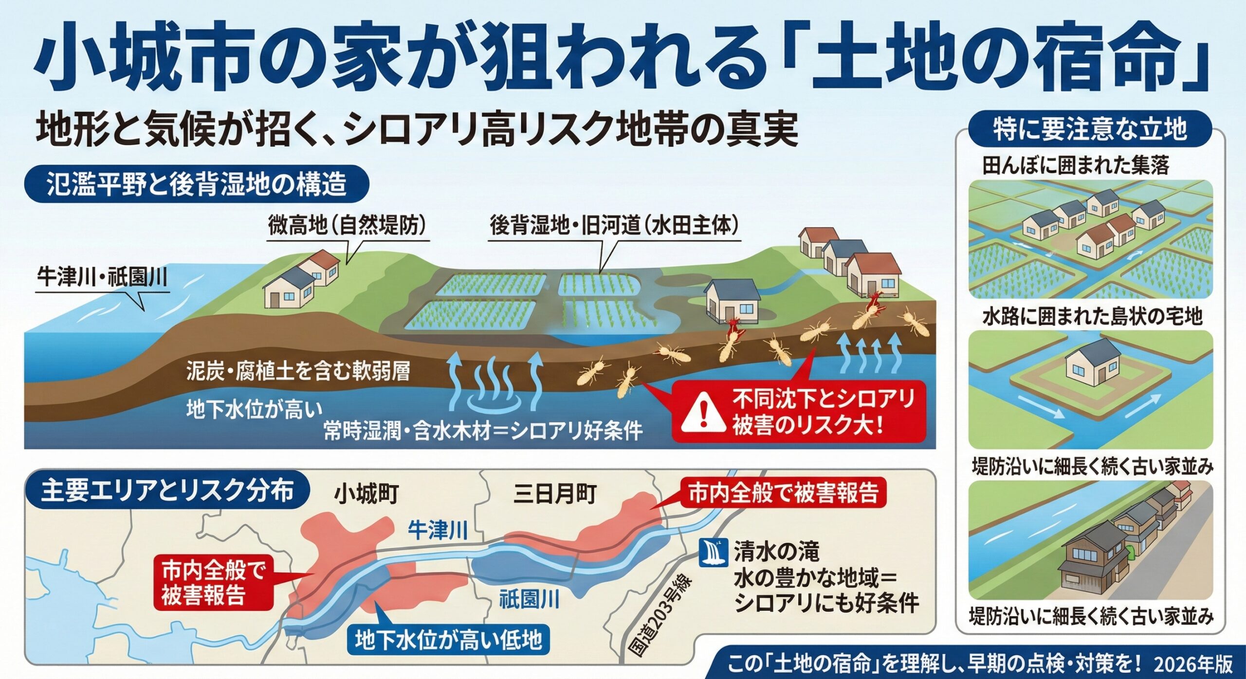 小城市の家が狙われる土地の宿命