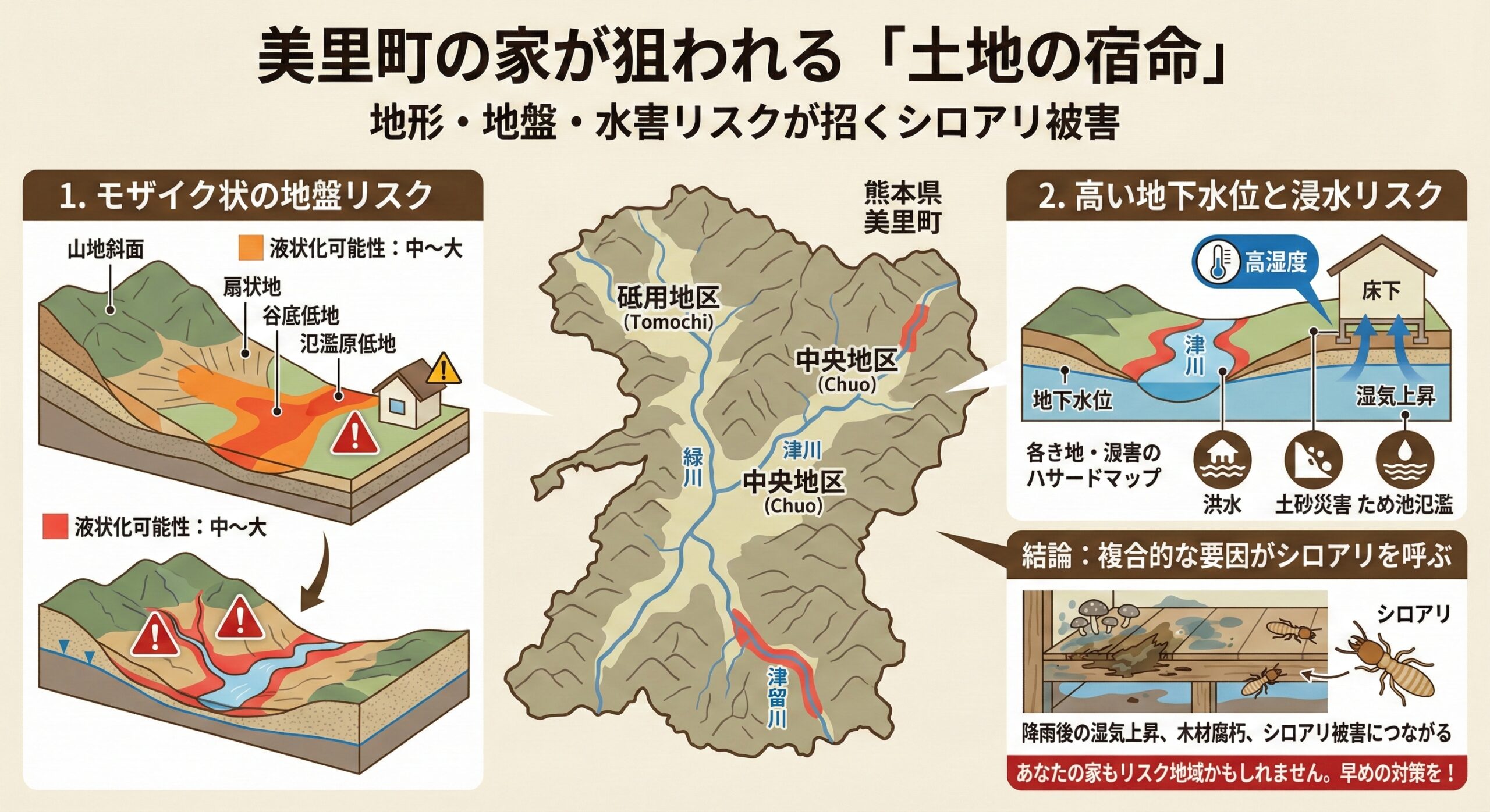 美里町の家が狙われる土地の宿命