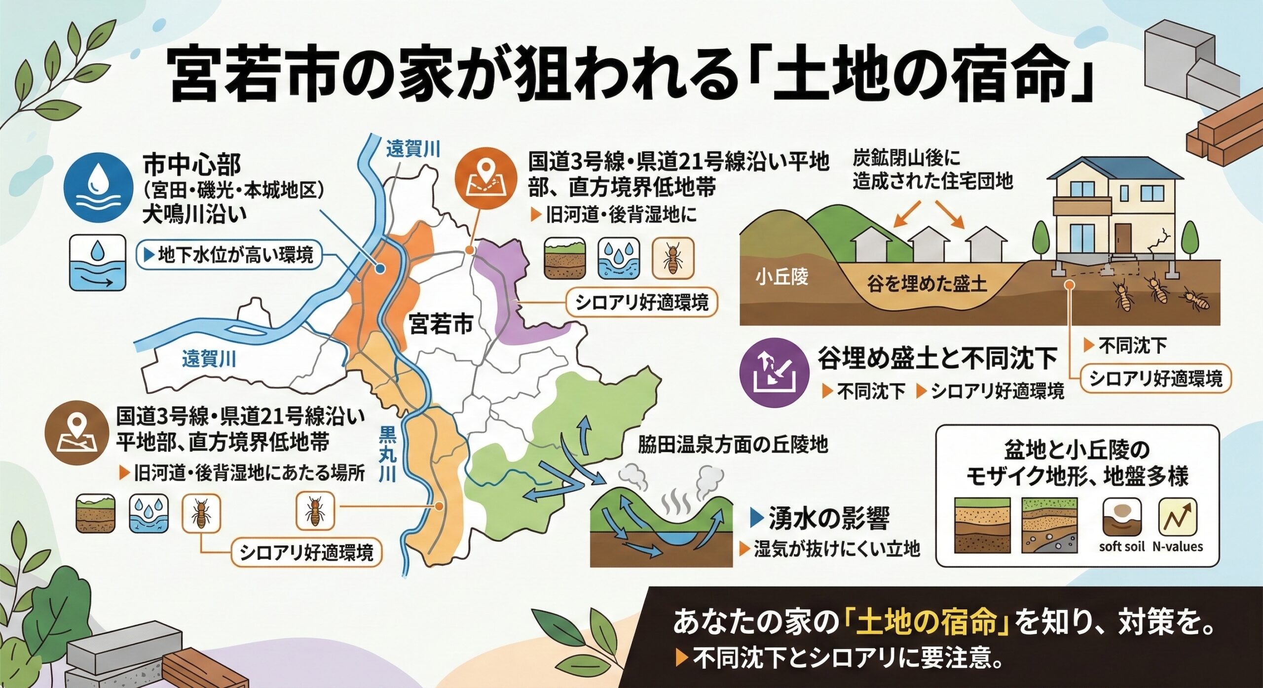 宮若市の家が狙われる土地の宿命