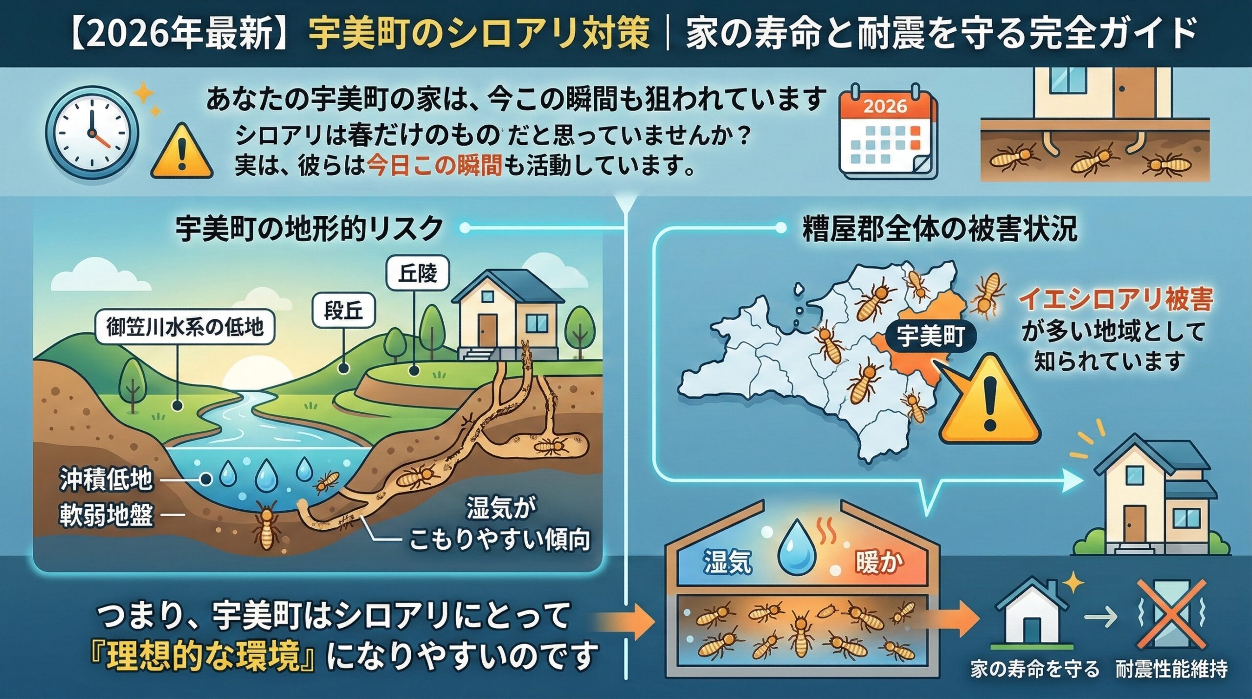 宇美町のシロアリ対策家の寿命と耐震を守完全ガイド