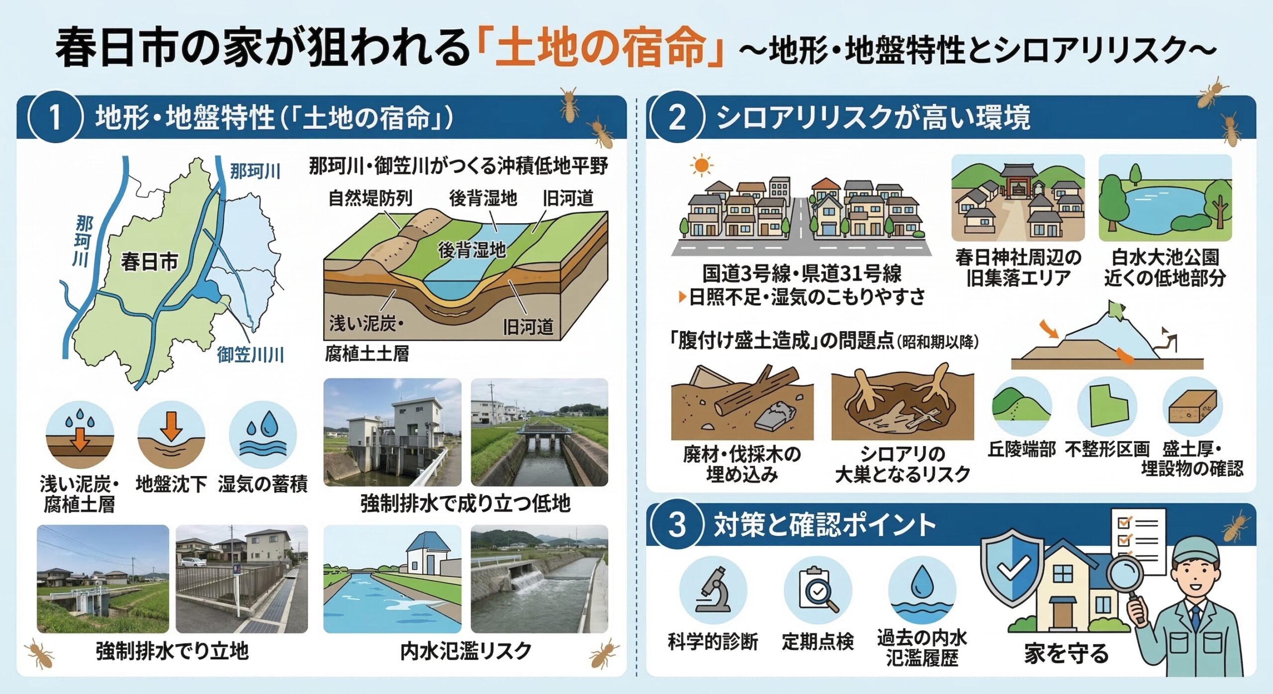 春日市の家が狙われる土地の宿命