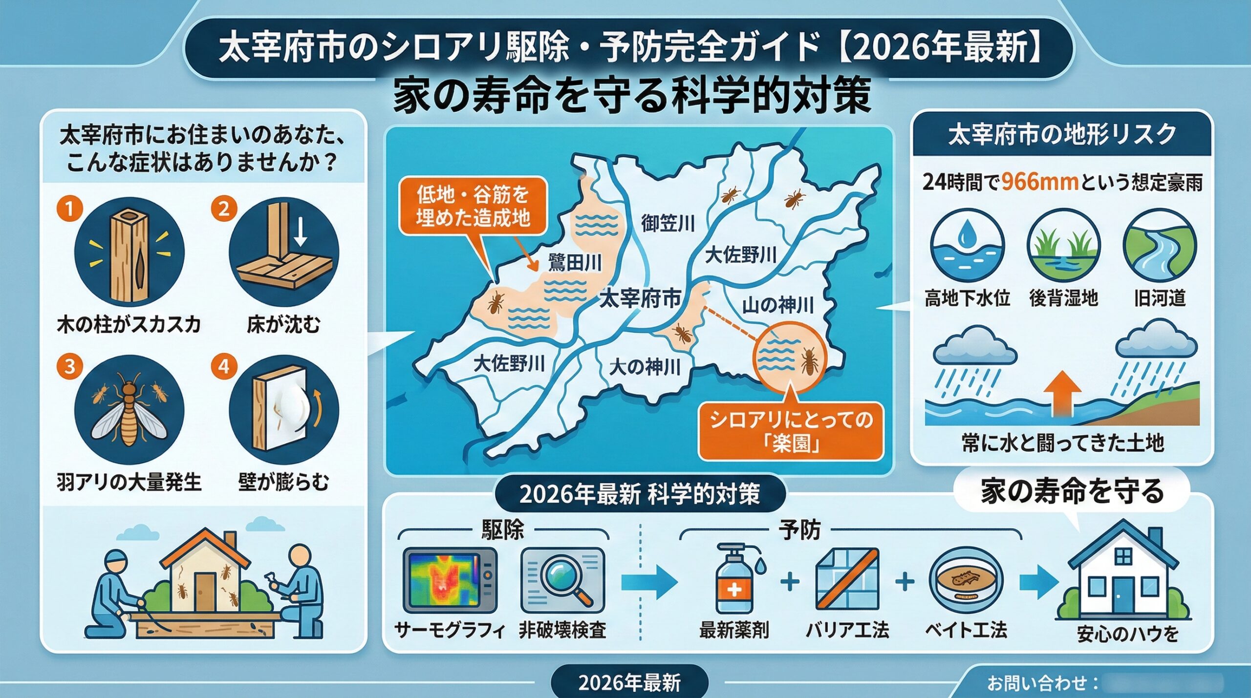 太宰府市のシロアリ駆除・予防完全ガイド