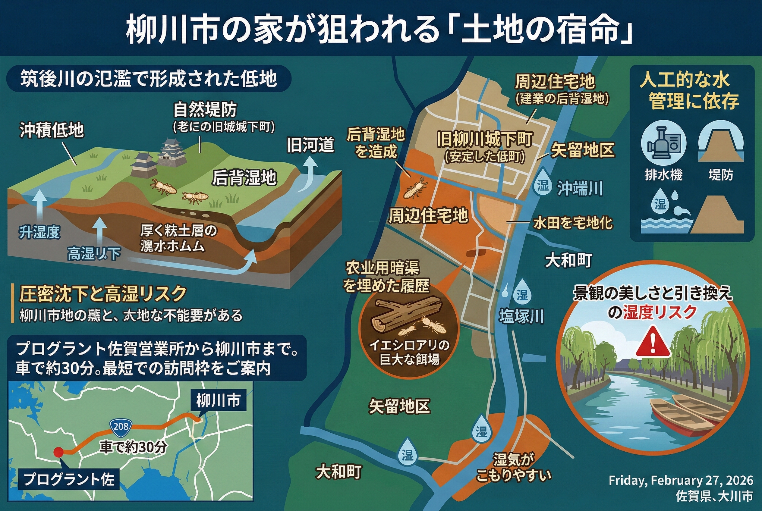 柳川市の家が狙われる土地の宿命