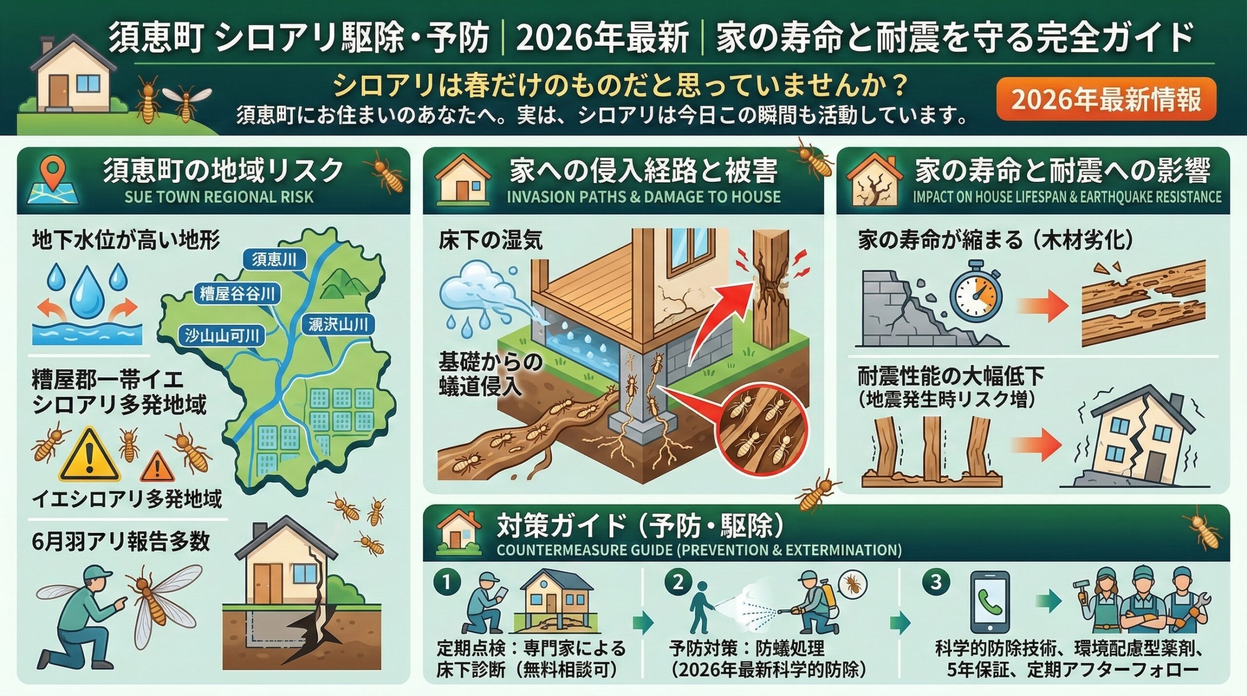 須恵町シロアリ駆除・予防