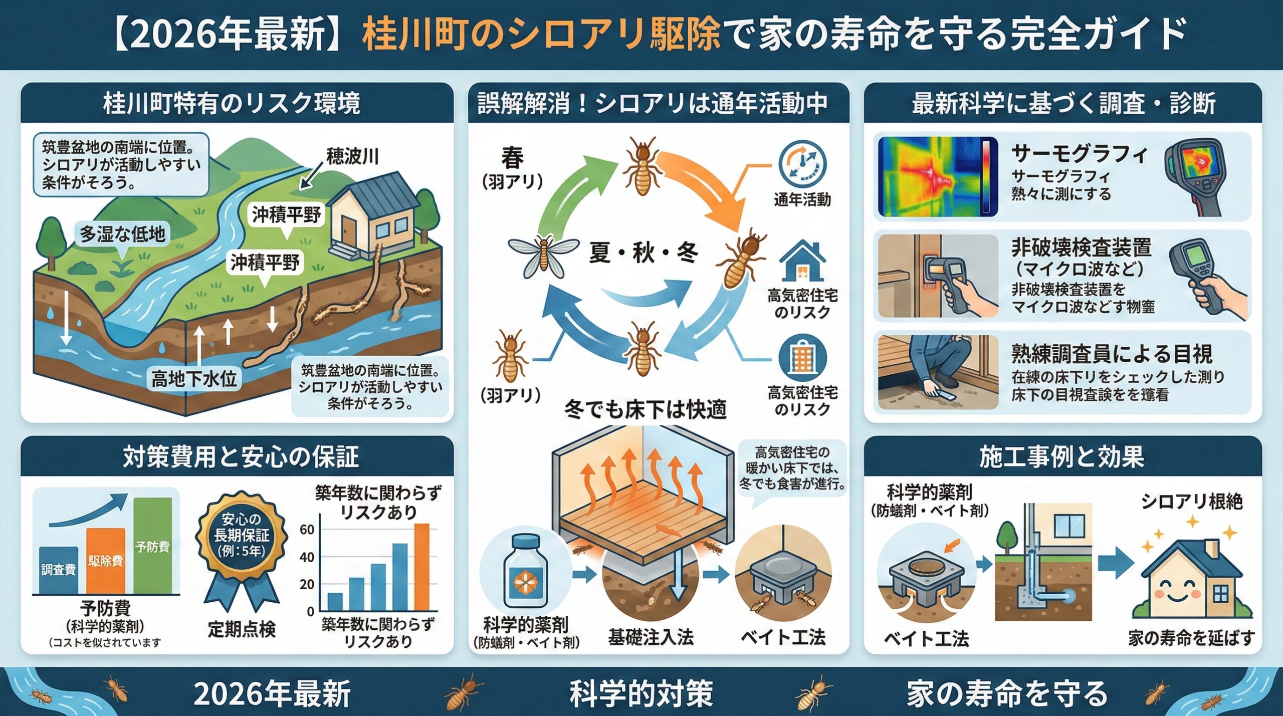 桂川町のシロアリ駆除で家の寿命を守る完全ガイド